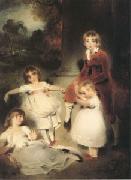 LAWRENCE, Sir Thomas The Children of John Angerstein John Julius William (1801-1866)Caroline Amelia (b.1879)Elizabeth Julia and Henry Frederic (mk05) oil painting reproduction